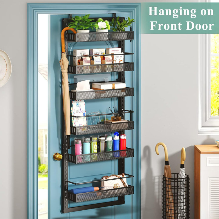 Hanging door spice discount rack